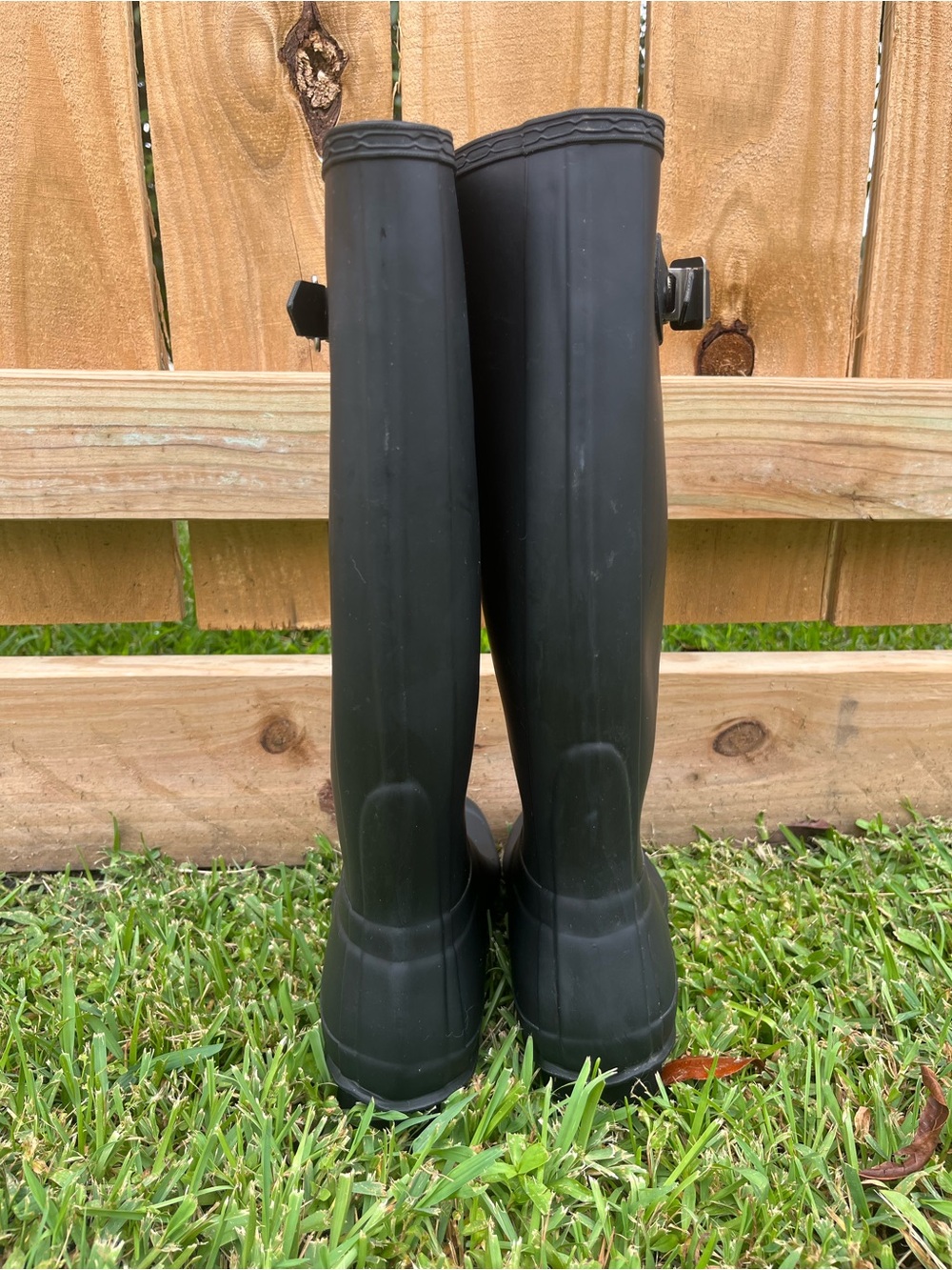 Hunter Original Tall Matte Black Waterproof Rain Boots Women’s 7 - Picture 5 of 12